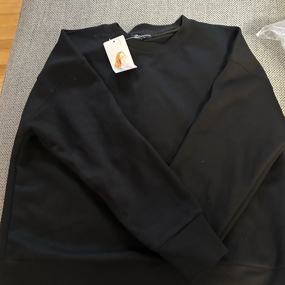 Black Crewneck Sweater